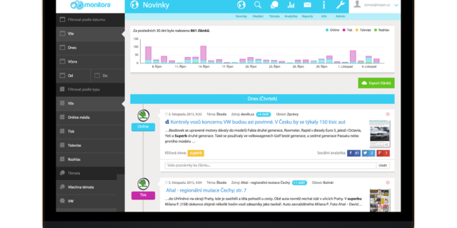 Startup Monitora Media kupuje monitoring od Media Tenoru