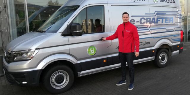 Zásilkovna testovala dodávku na elektrický pohon VW e-Crafter