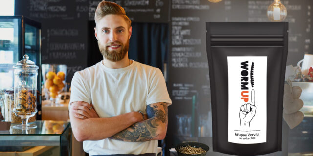 Z Brna se valí křupaví červíci, hmyz s příchutí soli a chilli