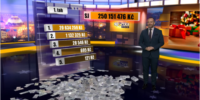 Výherce 250 milionů v Superjackpotu Sportky už má peníze na účtu