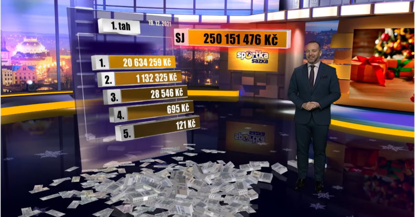 Výherce 250 milionů v Superjackpotu Sportky už má peníze na účtu