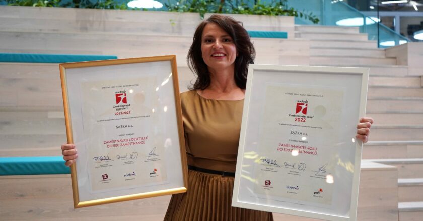 Sazka se stala „Zaměstnavatelem desetiletí“
