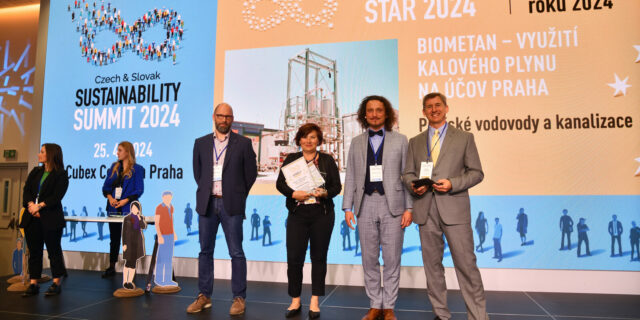 Projekt biometan získal ocenění Sustainability Star