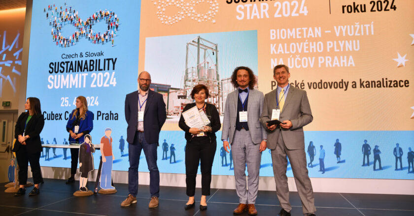 Projekt biometan získal ocenění Sustainability Star