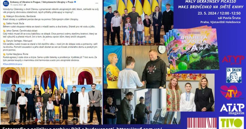 Tisková zpráva: Malý ukrajinský Picasso osobně na Světě knihy v Praze