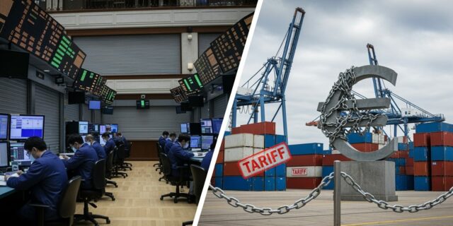 Asijské trhy v útlumu, eurozóna v kleštích cel