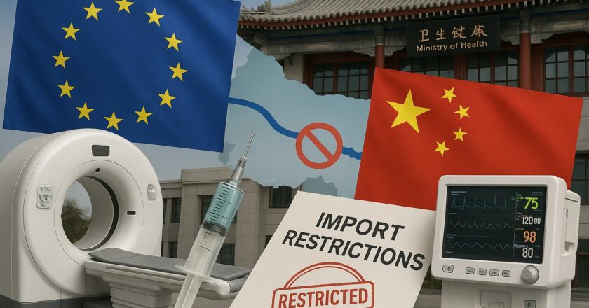 Čína udeřila zpět: Omezení dovozu zdravotnických prostředků z EU a co to znamená pro nás
