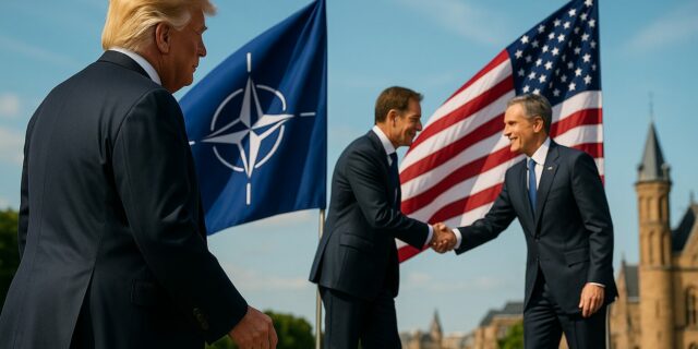 Trump v NATO zůstává: Evropa slaví