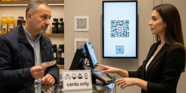 Albánie bez hotovosti proti šedému trhu