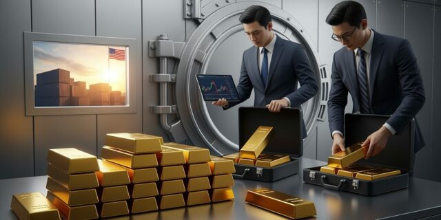 Proč Číňané utíkají před americkými cly ke zlatu?