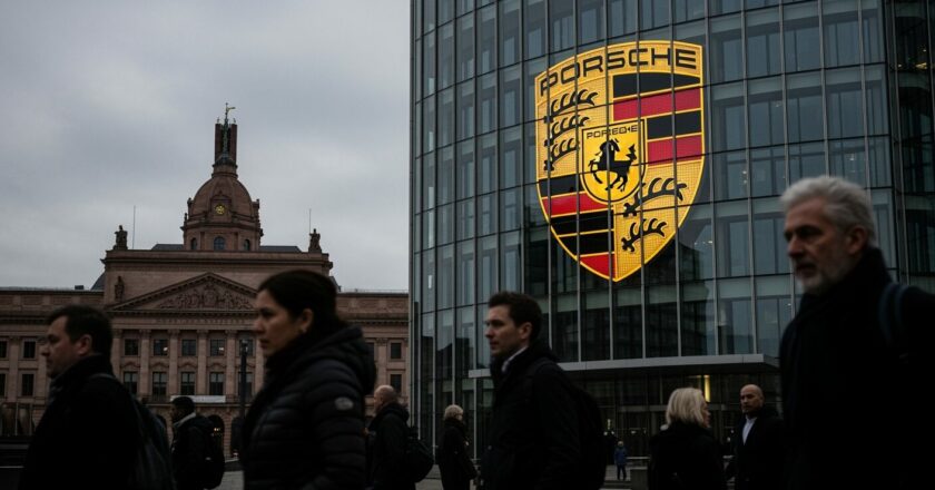 Akciový trh Porsche je vyloučeno z indexu DAX