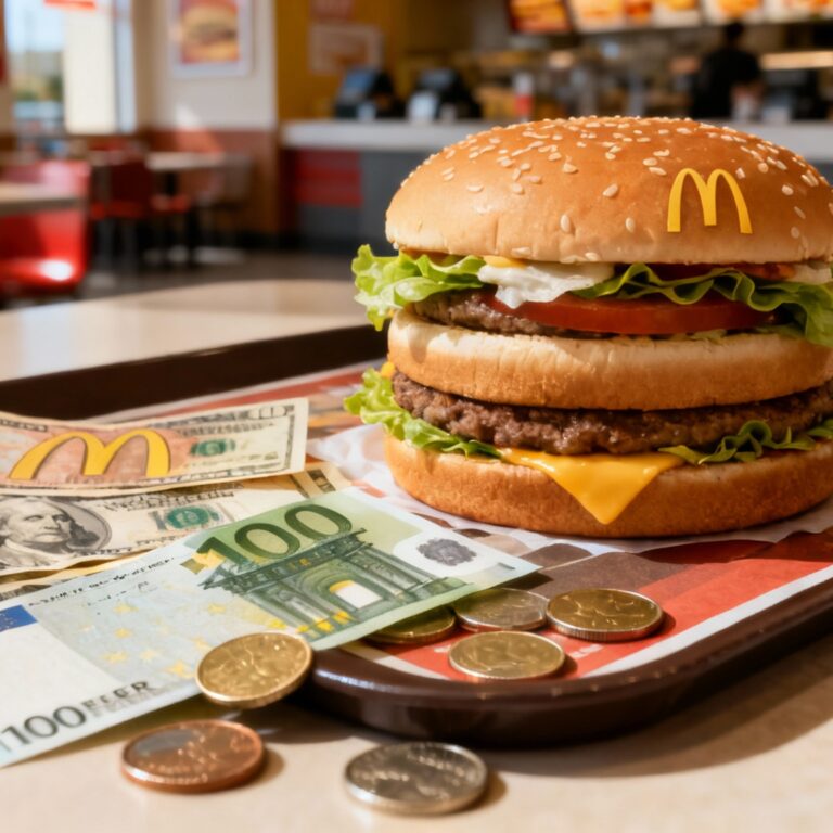 Big Mac mluví jasně: Euro je vůči dolaru nadhodnoceno o 15 %