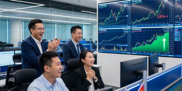 Čínský drak burzy se probouzí: Překonává Wall Street a láká investory