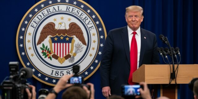 Co pro Trumpa doopravdy znamená, když získá kontrolu nad Federálním rezervním systémem
