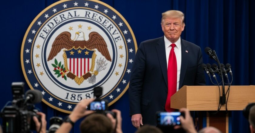 Co pro Trumpa doopravdy znamená, když získá kontrolu nad Federálním rezervním systémem