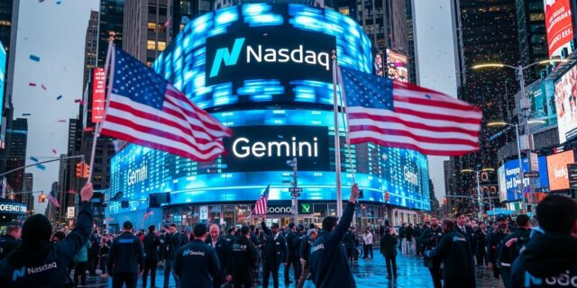 Gemini na burze: Kryptoměnový milník za 3,3 miliardy dolarů