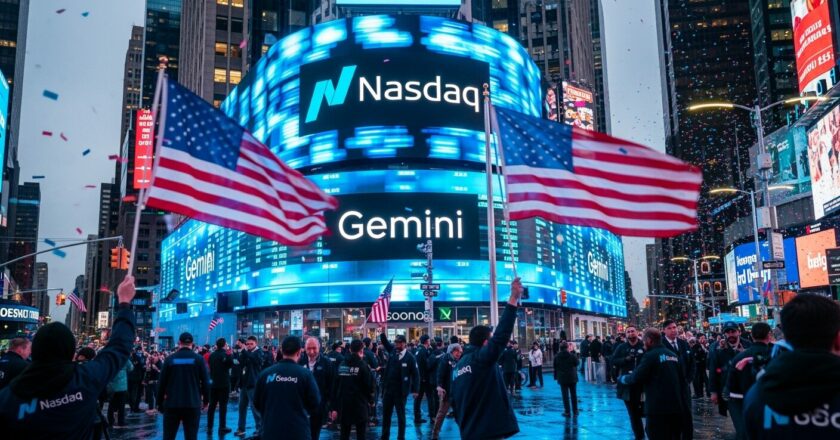 Gemini na burze: Kryptoměnový milník za 3,3 miliardy dolarů