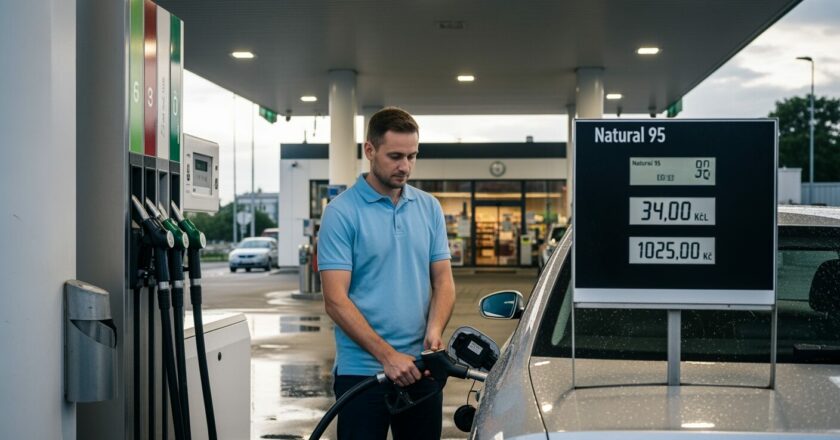 Pohonné hmoty dál zlevnily, jsou nejlevnější od poloviny června