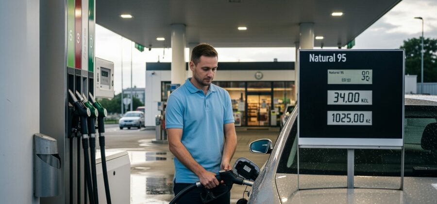 Pohonné hmoty dál zlevnily, jsou nejlevnější od poloviny června