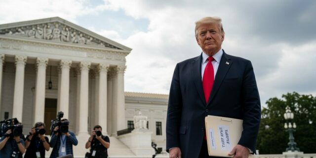 Trump žádá Nejvyšší soud, aby urychleně projednal odvolání k zachování cel