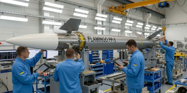 Výrobce nové ukrajinské střely Flamingo čelí vyšetřování z korupce